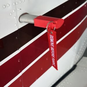 Auto Gear Extension Pitot Cover - PA28R with Remove Before Flight Key Chain